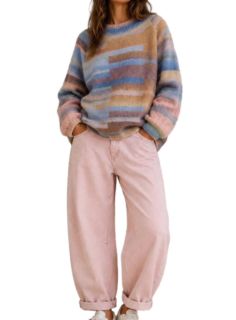 Color Crush Striped Sweater