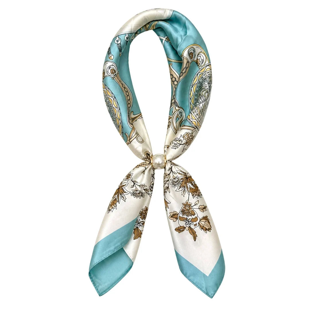 Magnetic Pearl Scarf Necklace