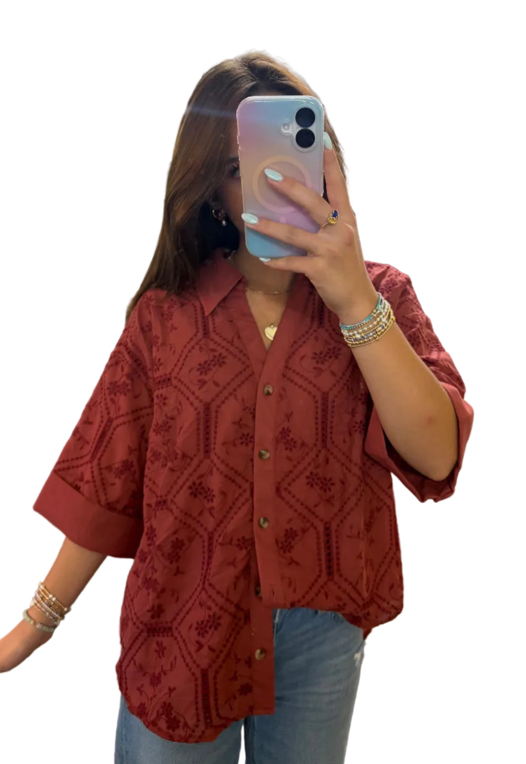 Marlowe Eyelet Top