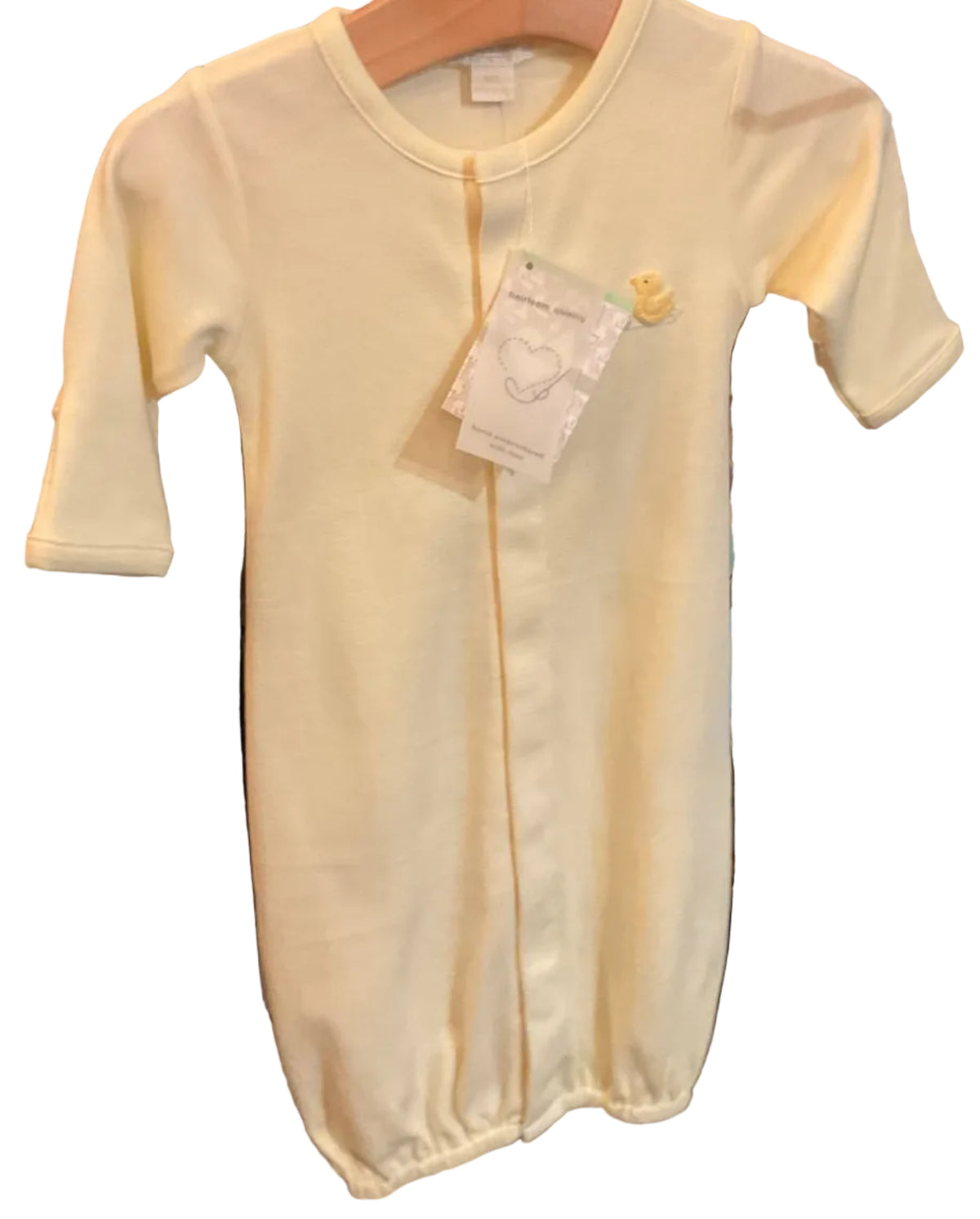 Kissy Kissy Yellow Duck Love Pima Cotton Gown