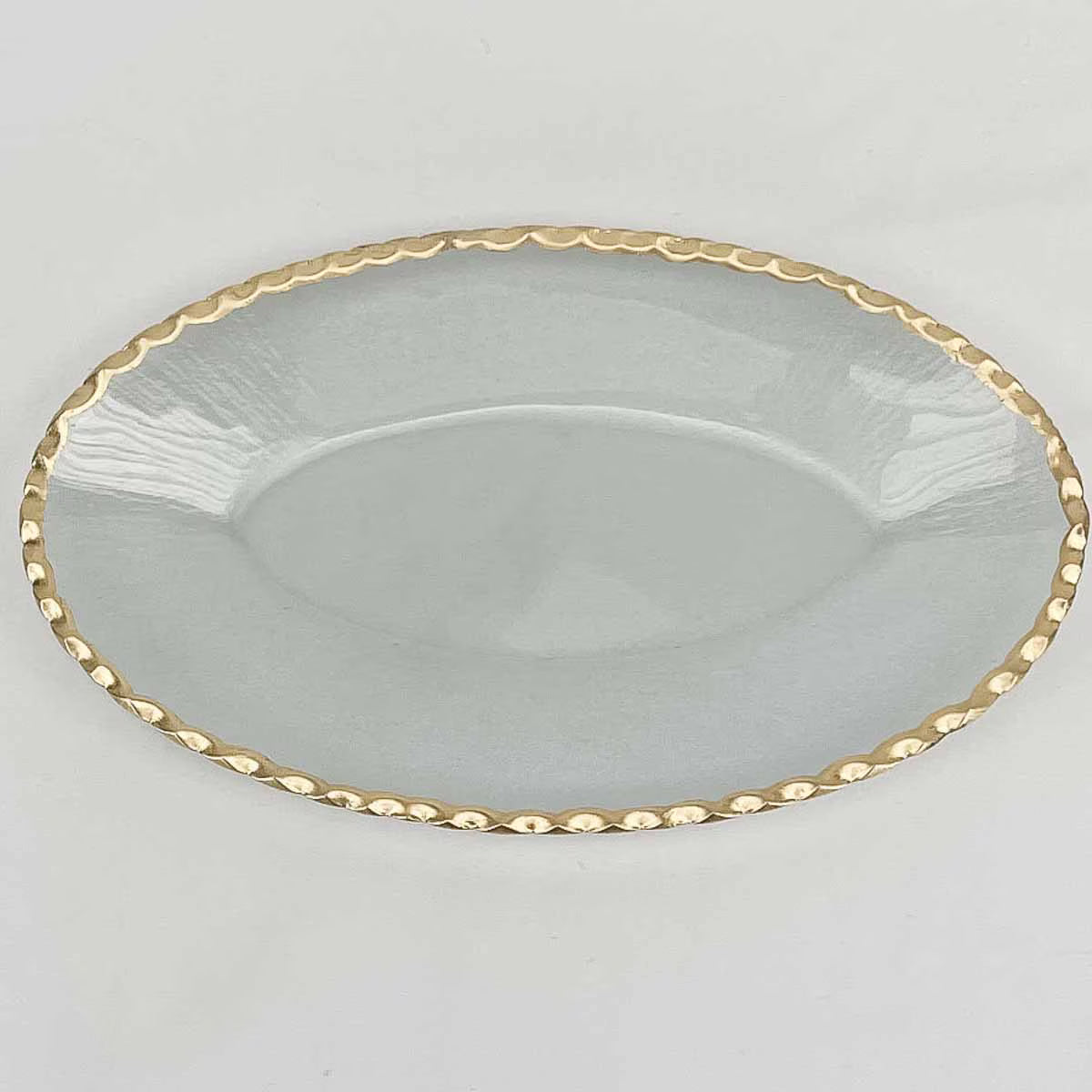 Cordova Glass Oval Serving Tray