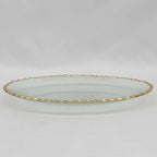 Cordova Glass Oval Serving Tray