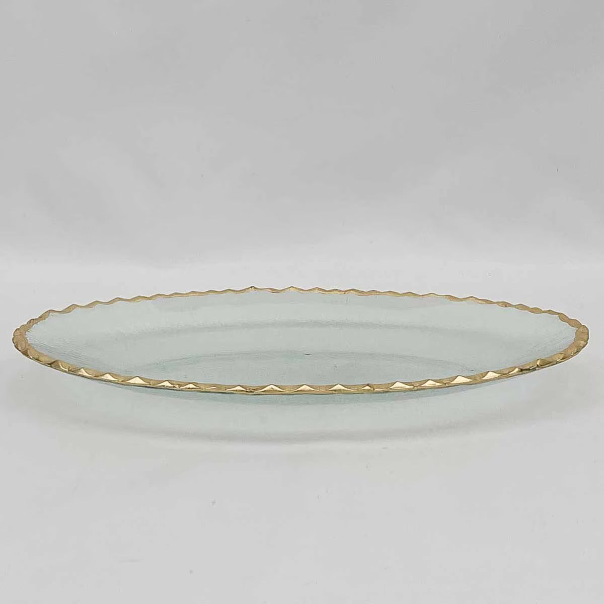 Cordova Glass Oval Serving Tray