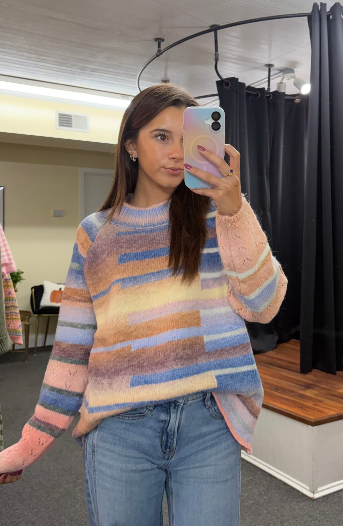 Color Crush Striped Sweater