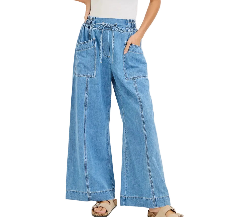 Off-Duty Denim Pants