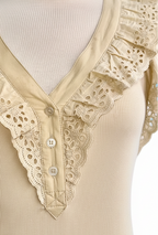 Iris Sleeveless Ruffle Top