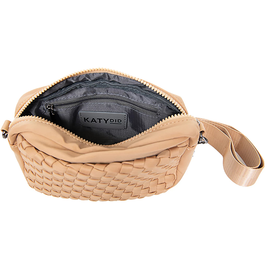 Katydid Camel Woven Crossbody