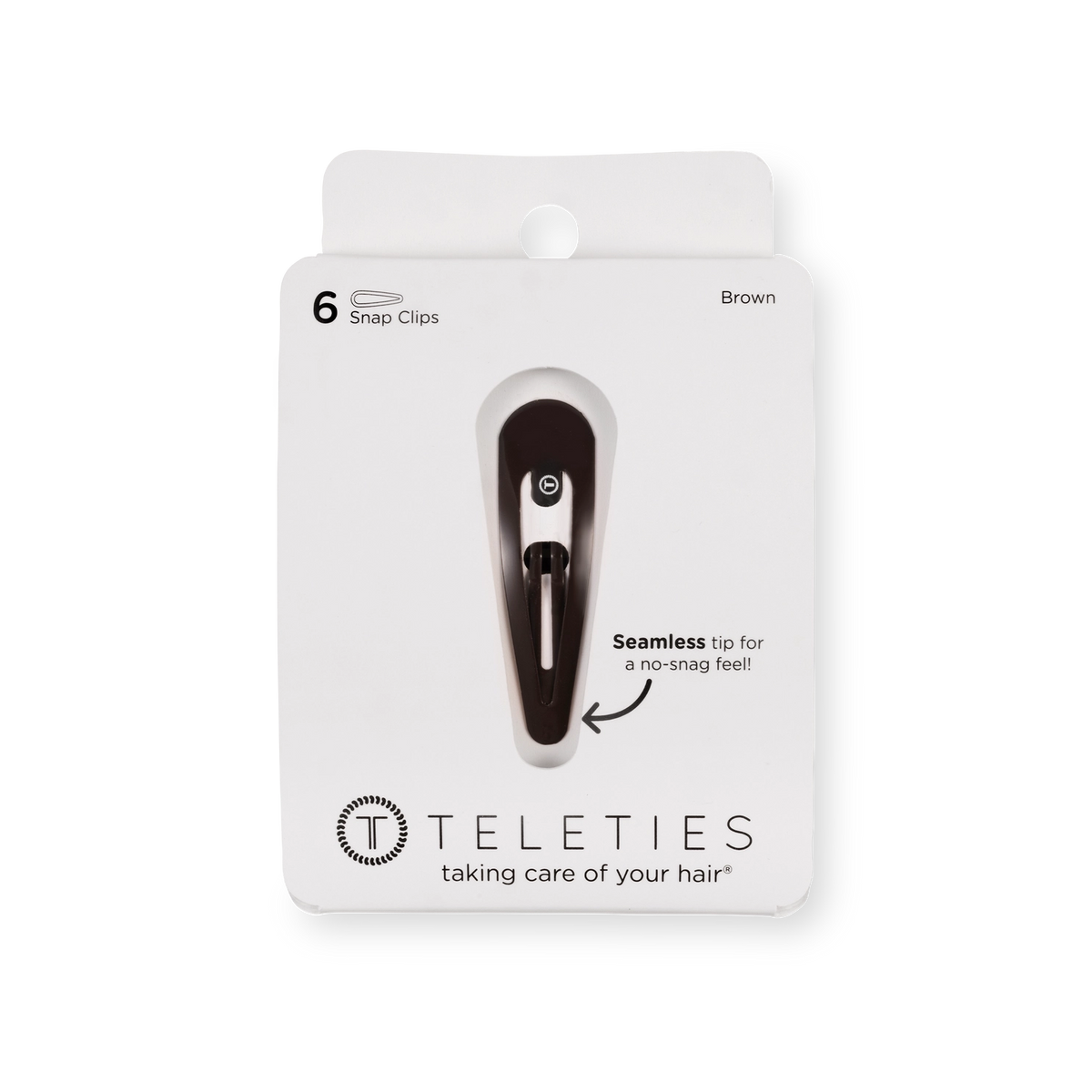TELETIES Snap Clip | 6 Count