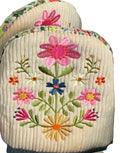 Natural Life Floral Oven Mitt Set