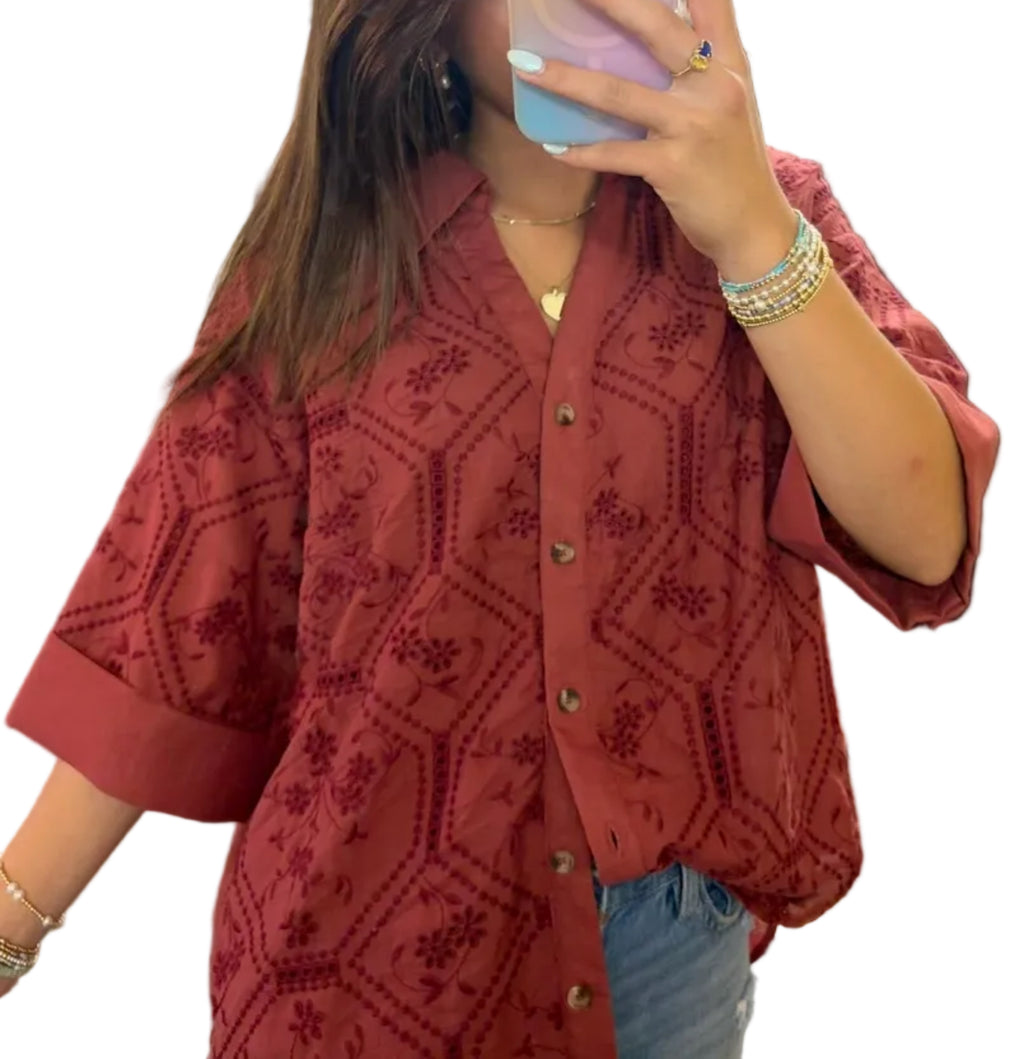 Marlowe Eyelet Top