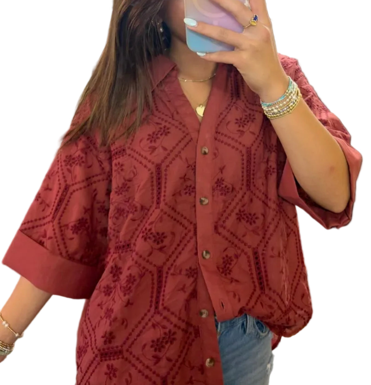 Marlowe Eyelet Top