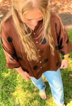 Leighton Silky Dot Top