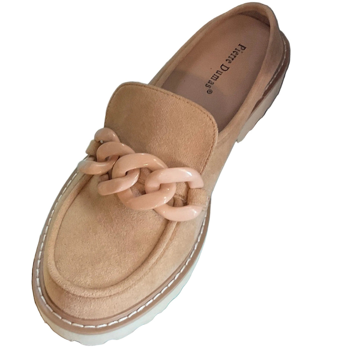 Taupe Suede Mule Shoe