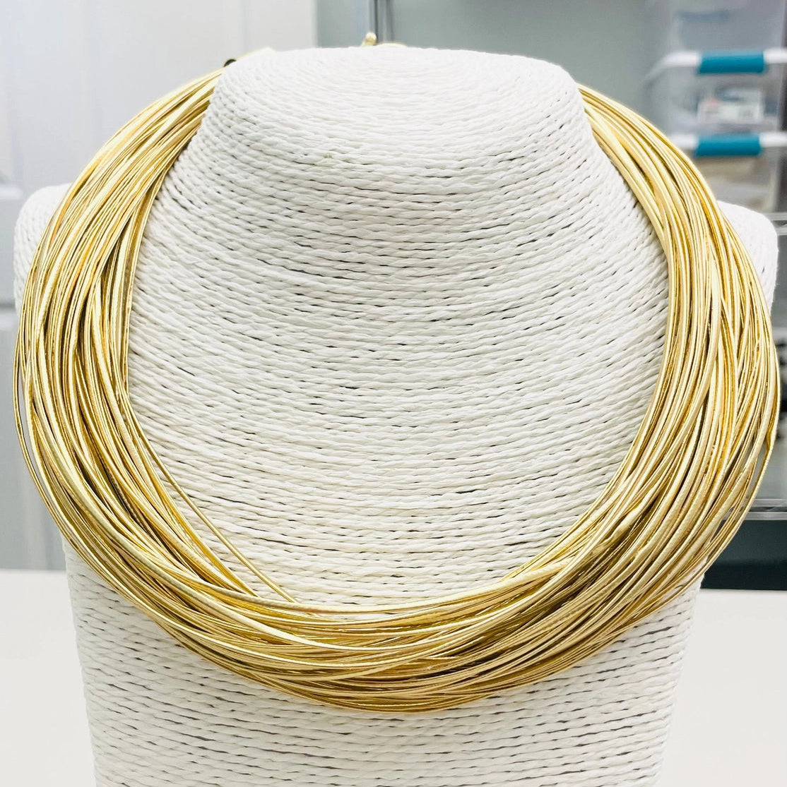 242 Gold Strand Necklace