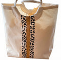 Leopard Stripe Shore Tote