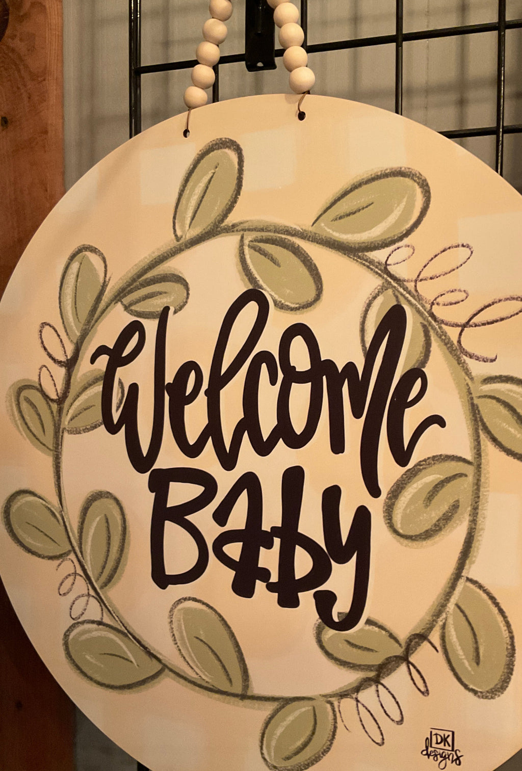 Welcome Baby Door Hanger