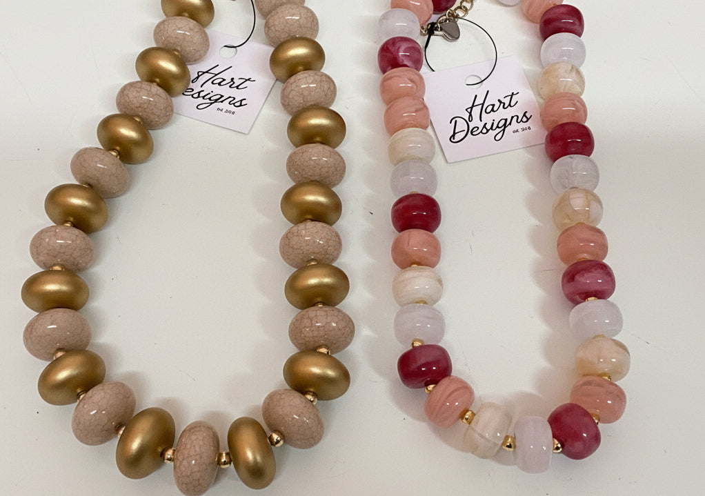 Hart Designs Oval Multi Beaded Necklace