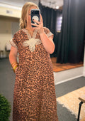 Leo Print Midi
