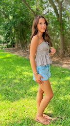 Savannah Plaid Top