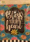 Floral Bless Your Heart Garden Flag