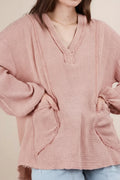 Skye Oversized Mauve Long Sleeve