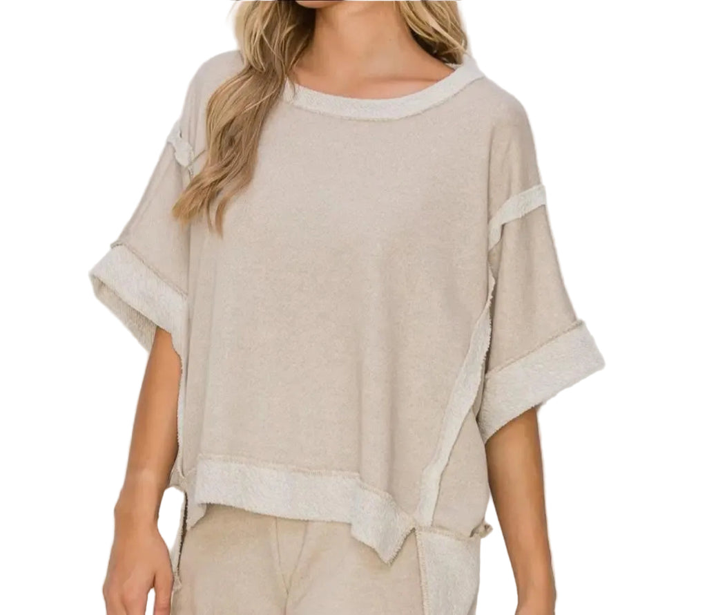 Ivy Taupe Boho Pant Set