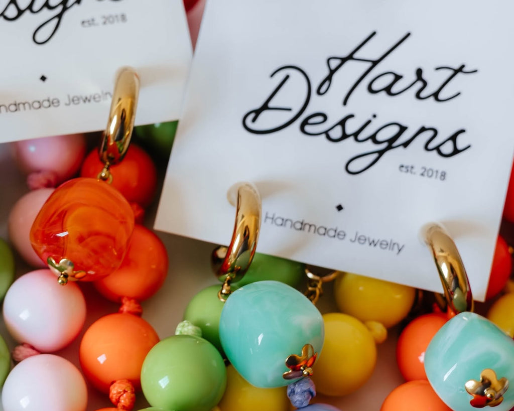 Hart Designs Large Stone Huggie