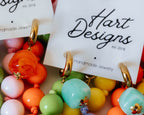Hart Designs Large Stone Huggie