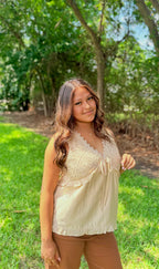 Porch Swing Lace Top