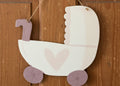 White Carriage Door Hanger