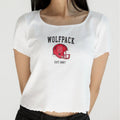NC State Wolfpack Helmet Baby Tee