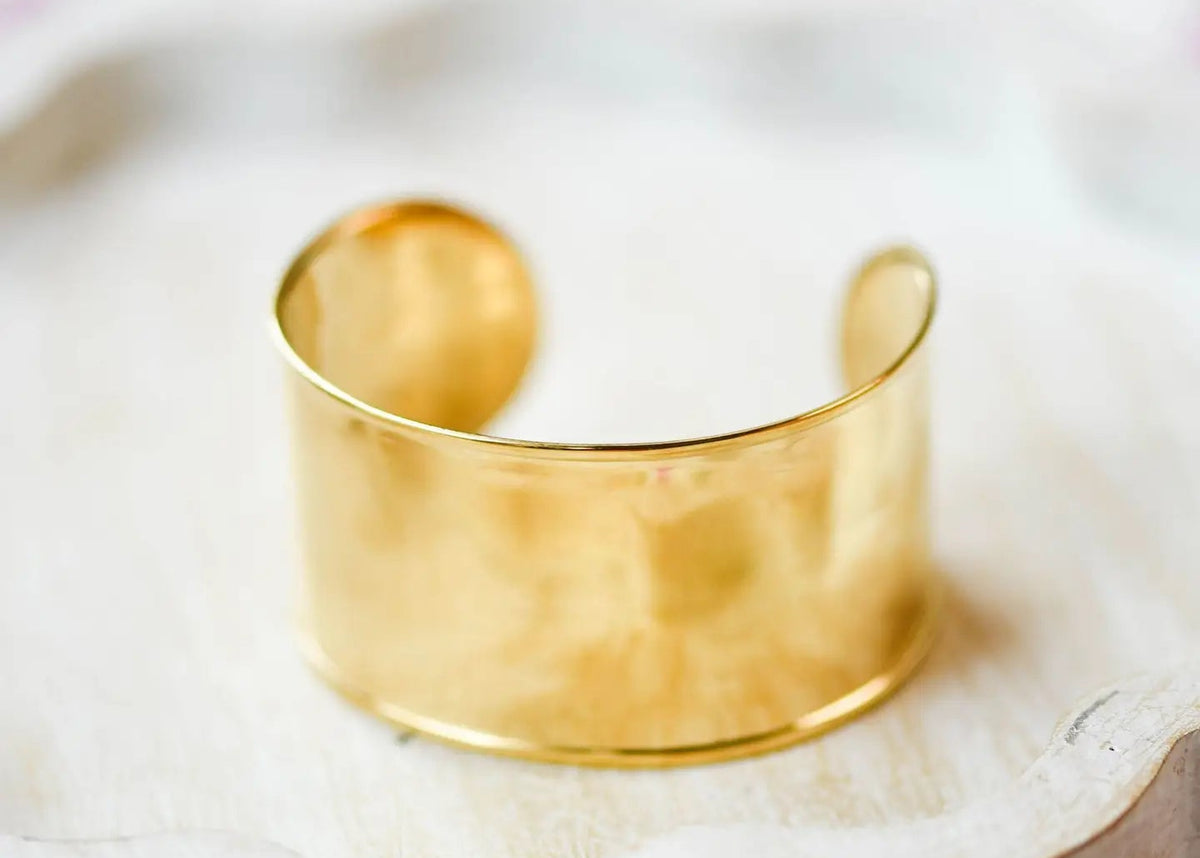 TJD Wide Gold Cuff