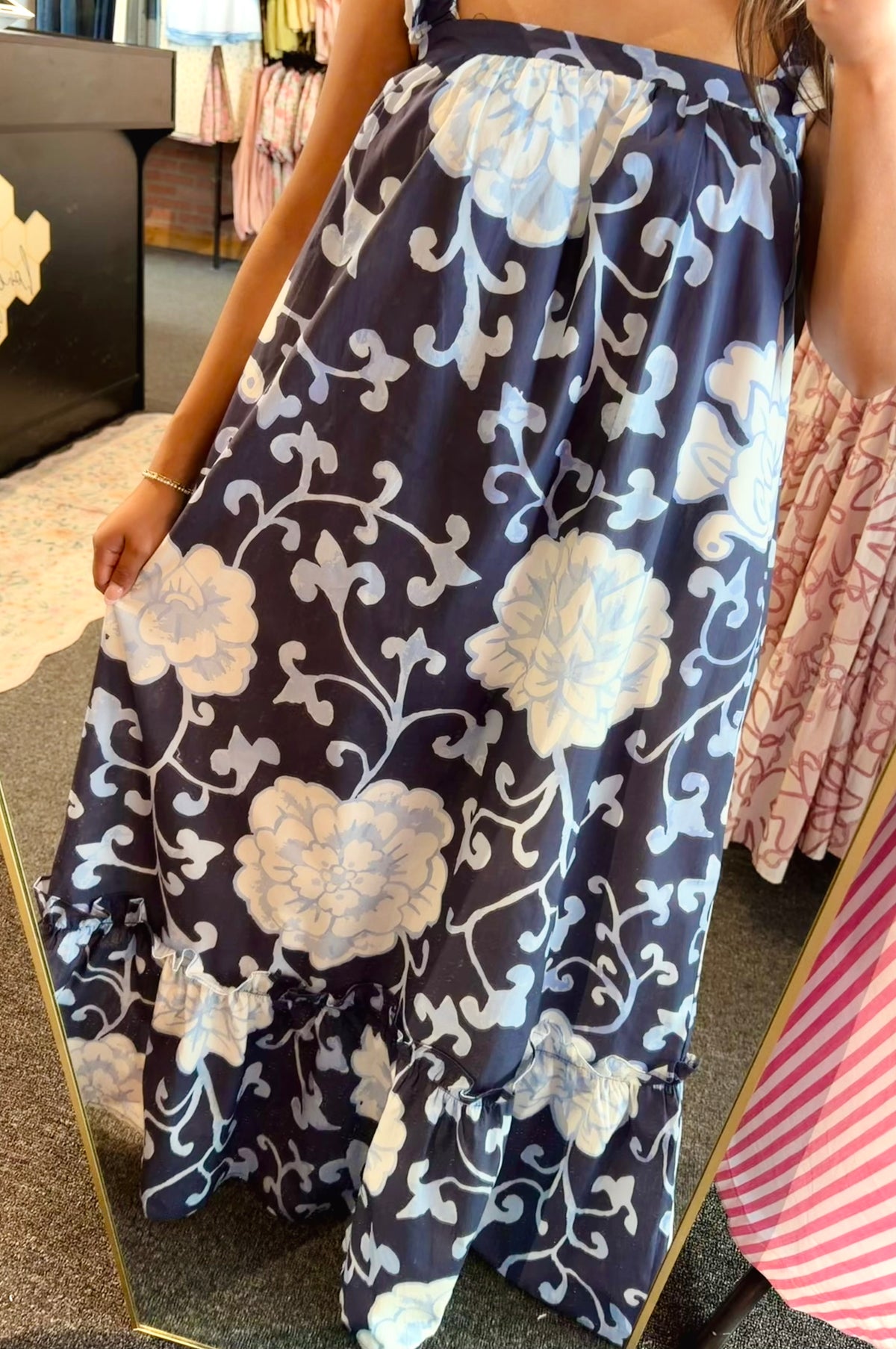 Porcelain Garden Maxi Dress