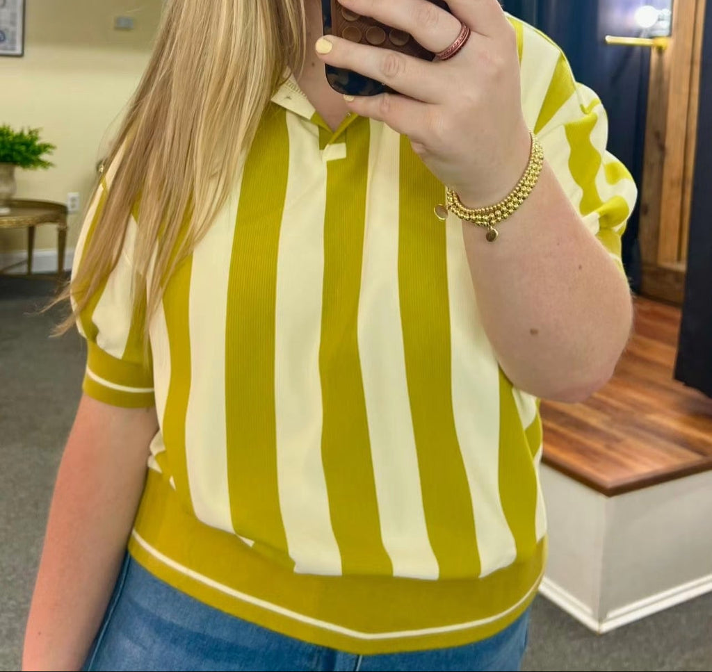 Jasmine Stripe Top