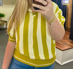 Jasmine Stripe Top
