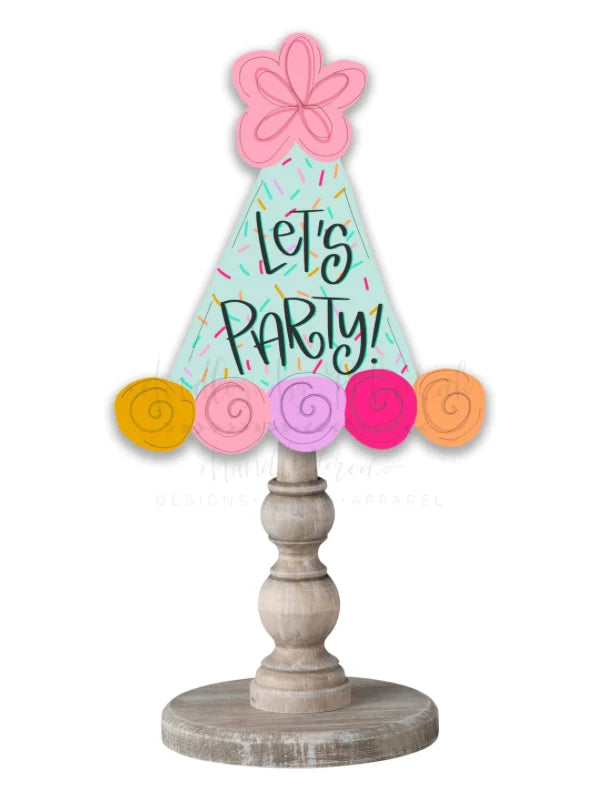 Glory Haus Let’s Party Hat Topper + Base