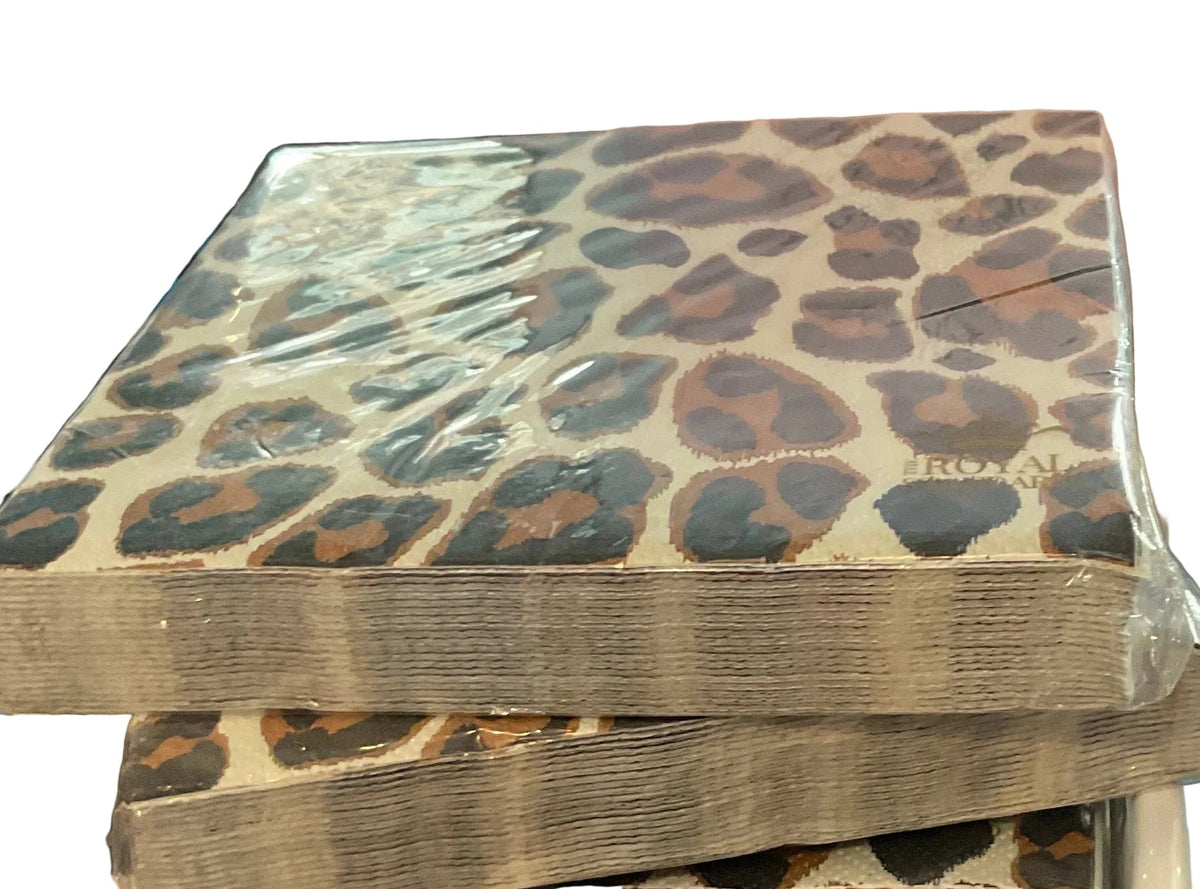 Leopard Cocktail Napkin Pack