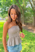 Savannah Plaid Top
