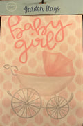 Baby Girl Garden Flag