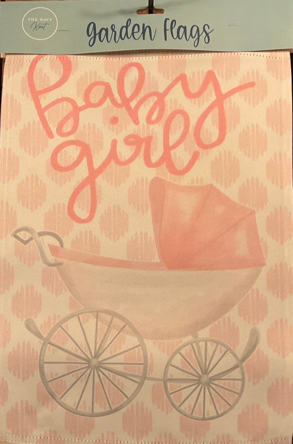 Baby Girl Garden Flag
