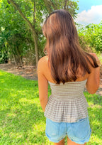 Savannah Plaid Top
