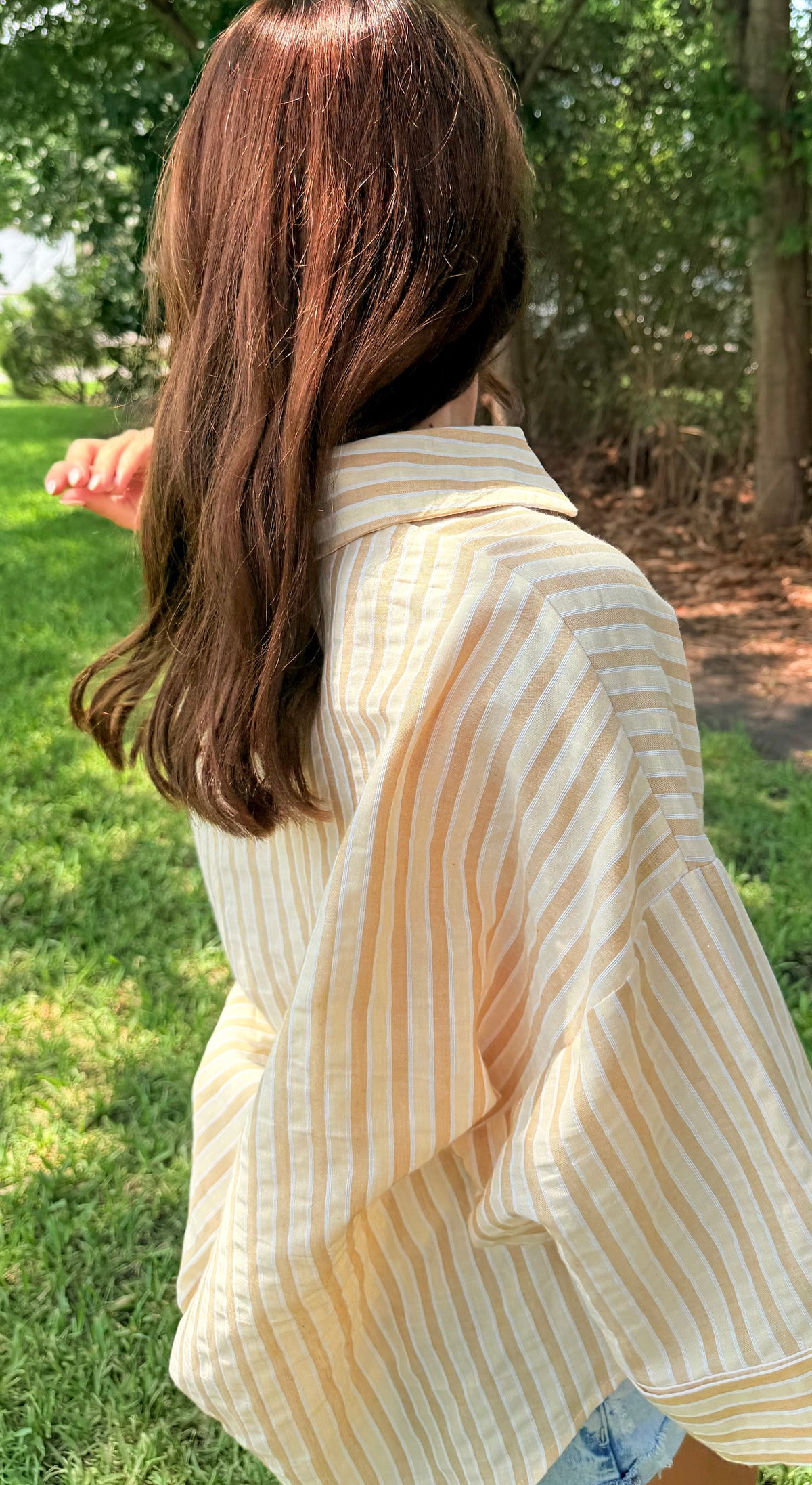 Market Button Down Top