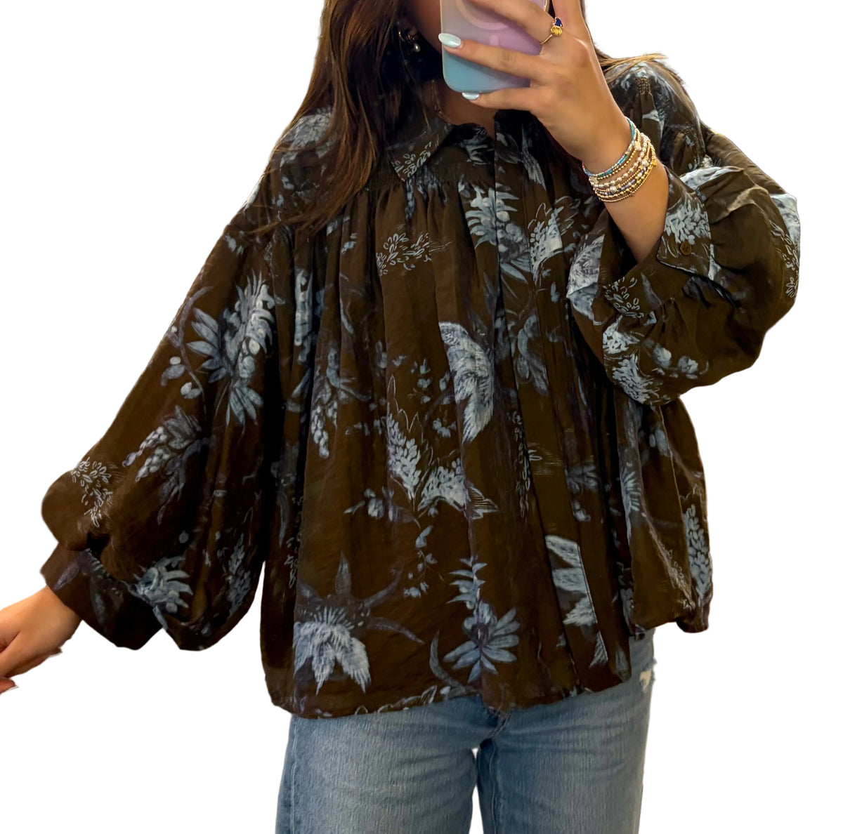 Bluebell Floral Blouse
