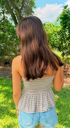 Savannah Plaid Top