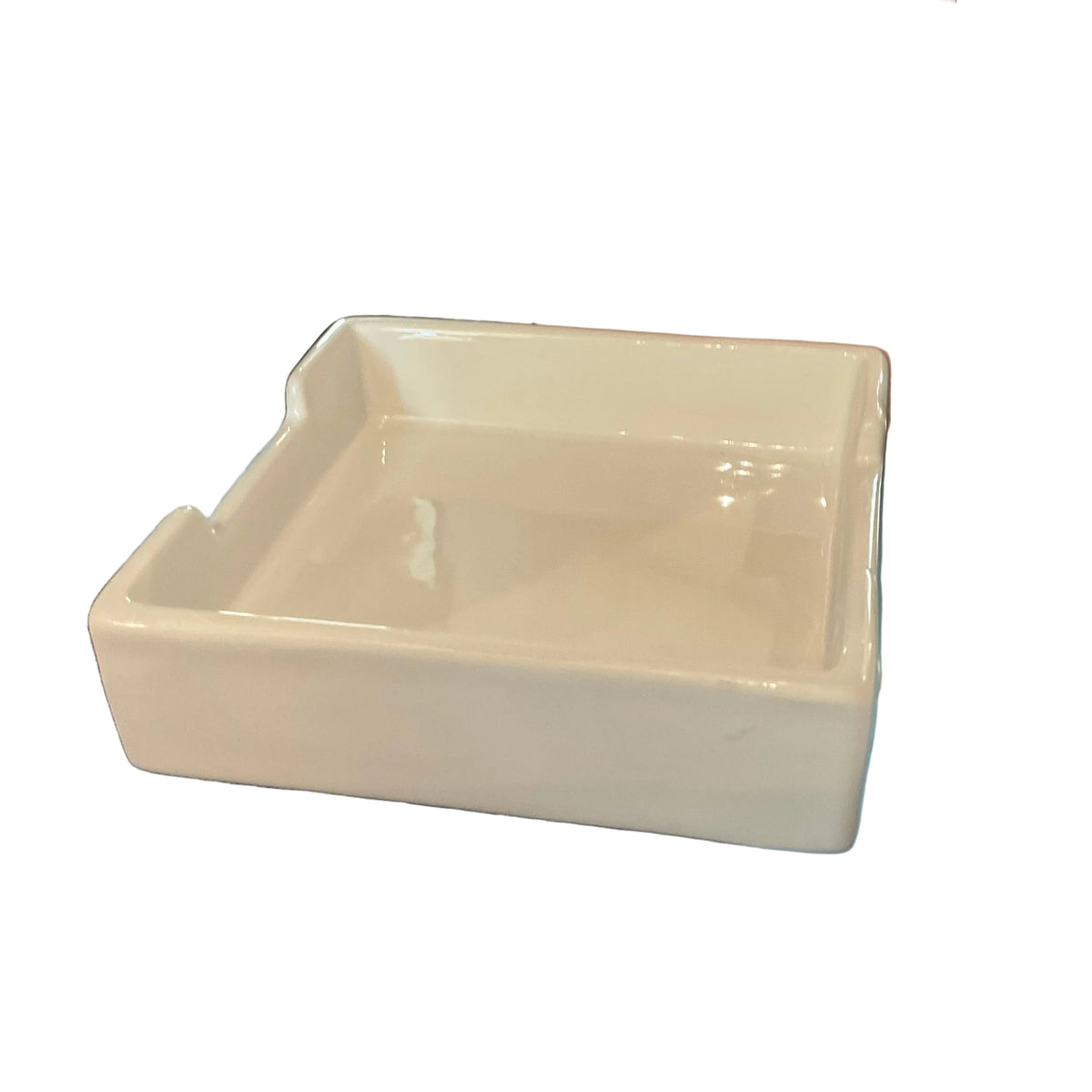 White Cocktail Napkin Holder