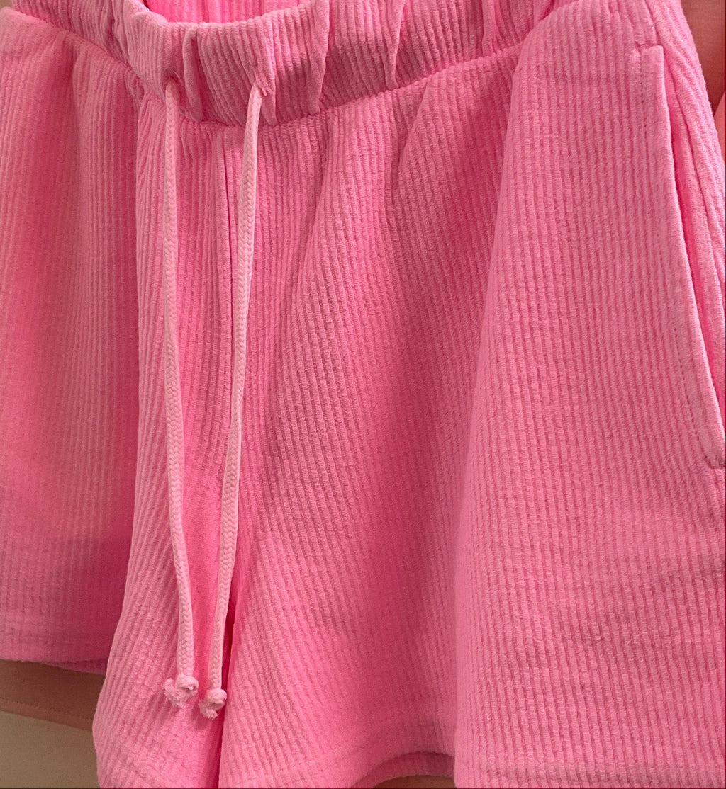 Neon Pink Abby Shorts