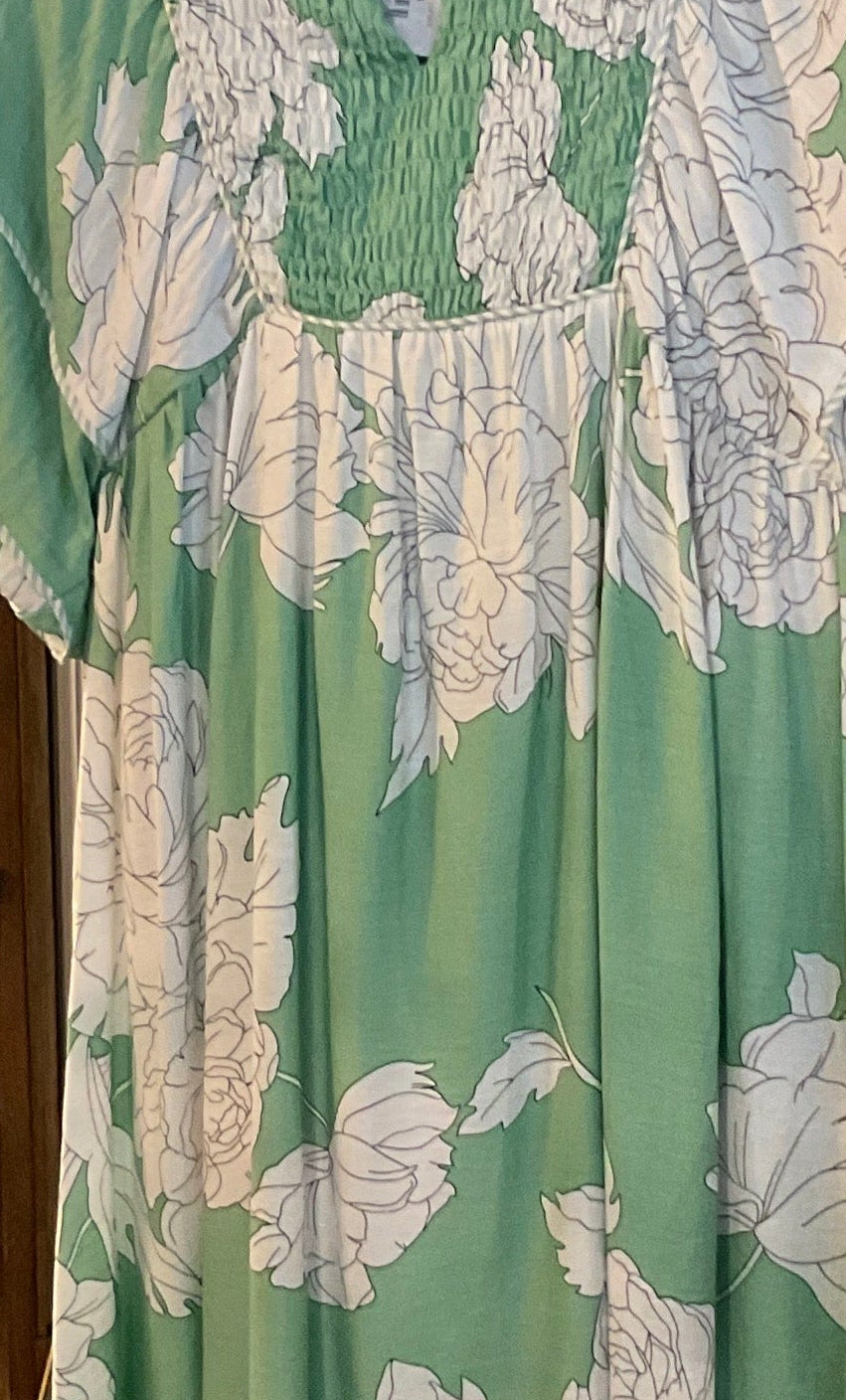 Layla Green Floral Midi