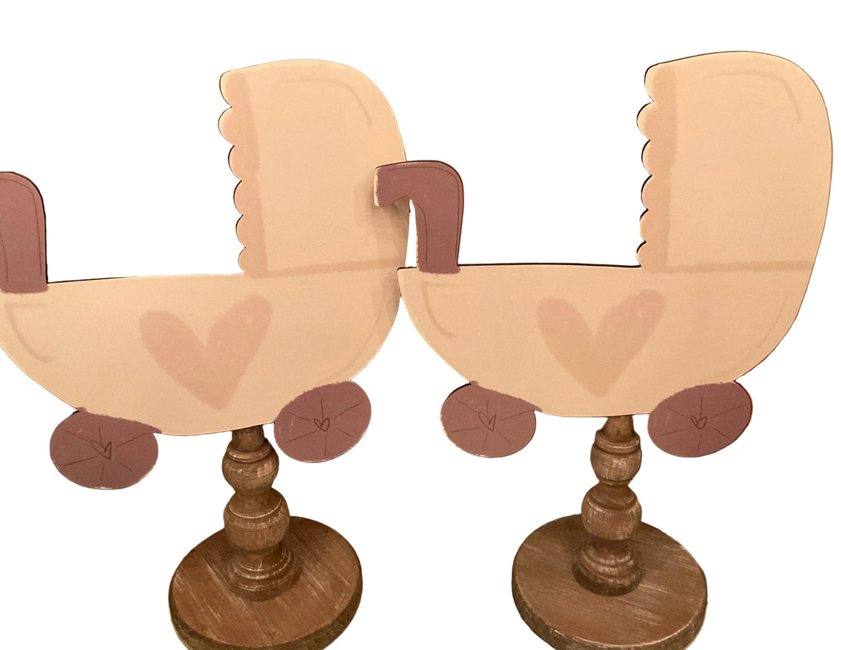 Glory Haus Baby Carriage Topper + Base