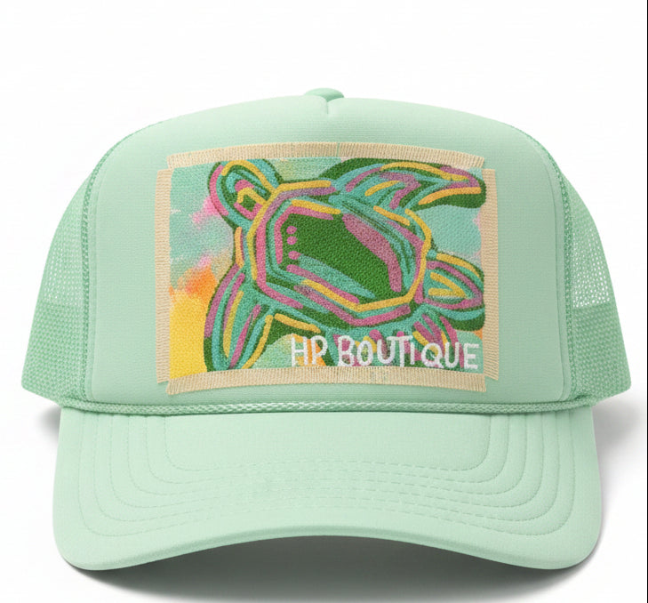 R Anne Brim Co. Hand Painted Hat