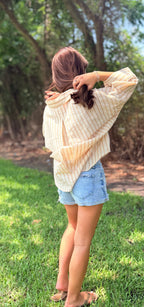 Market Button Down Top